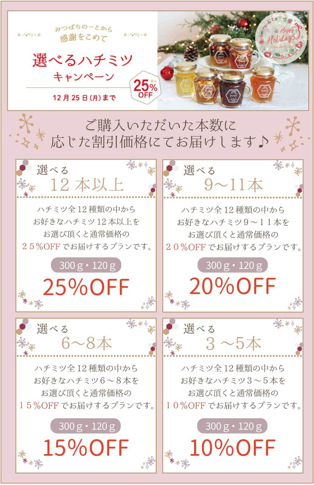 2022 選べるハチミツ 見出し