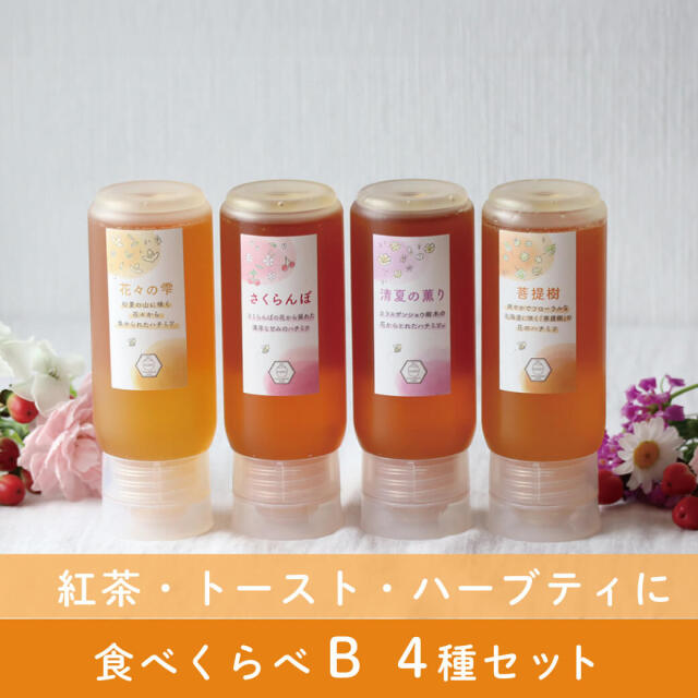 食べ比べチューブ4種セットB
