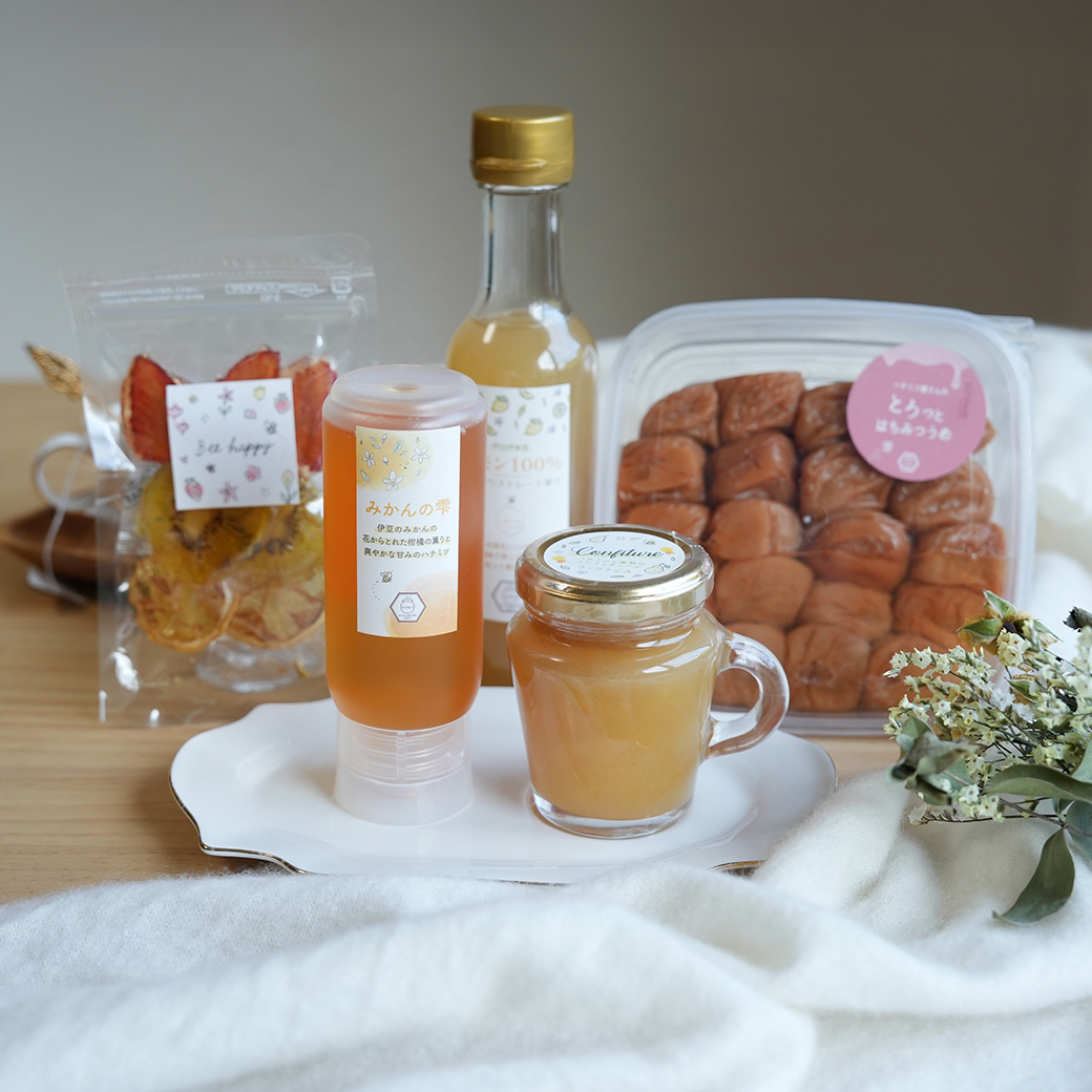 数量限定】冬のまいにちハニーセット みかんの雫・はちみつうめなどの5
